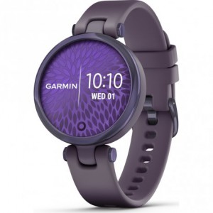 GARMIN HORLOGE "LILY" EMEA, MIDNIGHT ORCHID MET SILICONE BAND 50M - 79112 - 010-02384-12