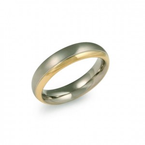 BOCCIA TITANIUM RING MET DOUBLE RAND MT50 - 63239 - 0130-0855-MT55