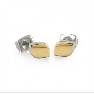 BOCCIA TITANIUM OORSTEKERS FIGURA VIERKANTJES DOUBLE (geen garantie op plating) - 76926 - 05022-02