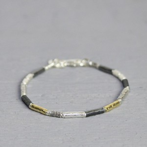 JÉH JEWELS ZILVEREN ARMBAND GOLDFILLED 19CM - 68345 - 17710