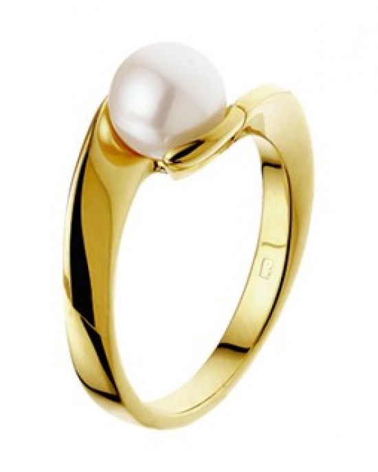 GOUDEN RING MET PAREL 7MM - 62672 - 4014248-MT51