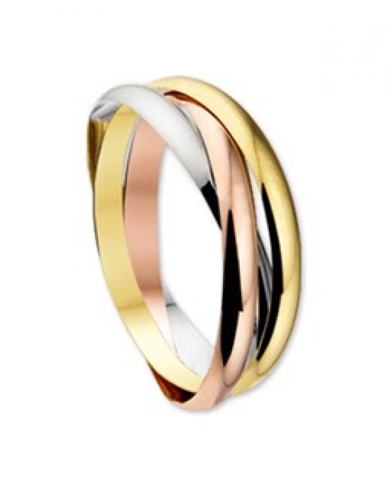 GOUDEN RING CARTIER DRIE KLEUREN GOUD 1.9MM MT57 - 65911 - 4300449-MT57