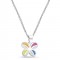 BELLINI ZILVEREN HANGER INCL. COLLIER VLINDER MULTI COLOR 38CM - 72221 - 574022