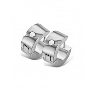 DANISH DESIGN TITANIUM CREOLEN MAT/GLANS - 74902 - IJ06CSM
