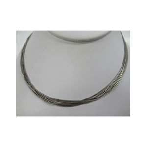 collier zilver 5x 42 cm - 63520