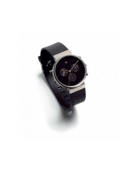 HORLOGEBANDEN - JACOB JENSEN HORLOGEBAND VOOR 600/700 SERIE RUBBER MET  TITAAN GESP 17MM