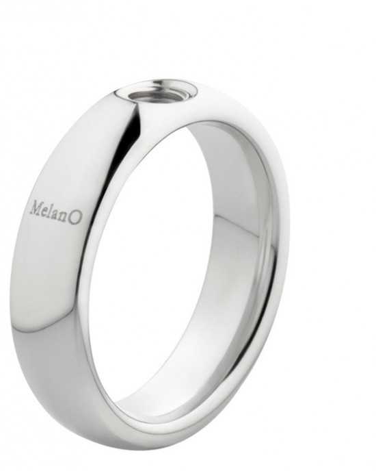 MELANO VIVED STALEN RING "VICKY" STAAL 08MM MT52 - 72052 - M01R 9010 SS 08MM-52-MT52