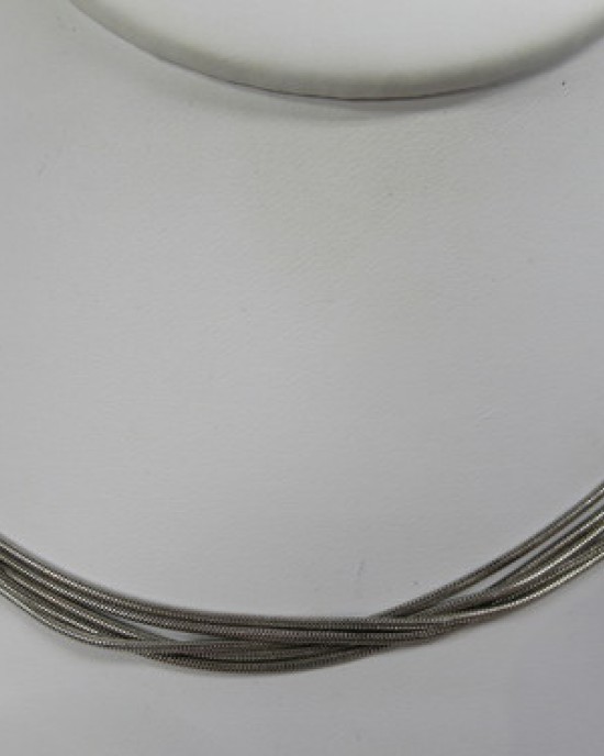 collier zilver 5x 42 cm - 63520 - c3