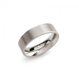 BOCCIA TITANIUM RING GLAD 6MM MT61 - 6610 - 0101-0161-MT61