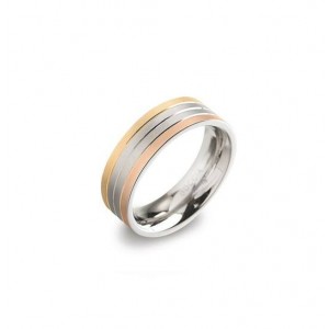 BOCCIA TITANIUM RING TRICOLOR MT62 - 83836 - 0135-0362-MT62