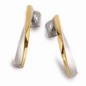 BOCCIA TITANIUM OORSTEKERS BI-COLR, GEDRAAID MODEL 3.6X18MM - 79503 - 05035-03