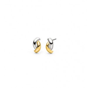 BOCCIA TITANIUM OORSTEKERS BICOLOR WAAIER 14MM - 84701 - 05103-02