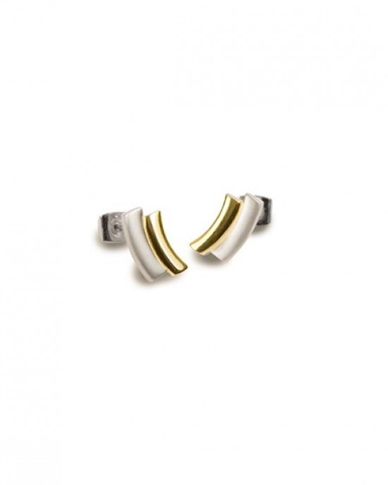 BOCCIA TITANIUM OORSTEKERS BI-COLR,MAT-GLANS 6MM X 10MM - 67207 - 0561-02