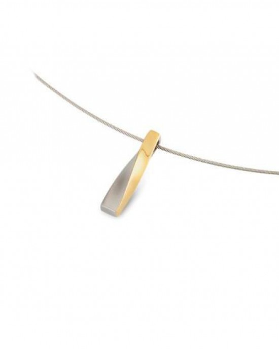 BOCCIA TITANIUM HANGER BICOLR GEDRAAID 4.3X21.5MM - 83378 - 07018-02