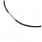 BOCCIA RUBBER COLLIER MET TITANIUM SLUITING 2.0MM 40CM - 68213 - 0801-0140-40CM