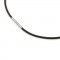 BOCCIA RUBBER COLLIER MET TITANIUM SLUITING 2.0MM 45CM - 65434 - 0801-0145-45CM
