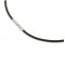 BOCCIA RUBBER COLLIER MET TITANIUM SLUITING 2.0MM 50CM - 66307 - 0801-0150-50CM