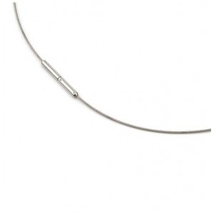 BOCCIA STALEN COLLIER MET TITANIUM SLUITING 45CM - 65106 - 0802-0145-45CM