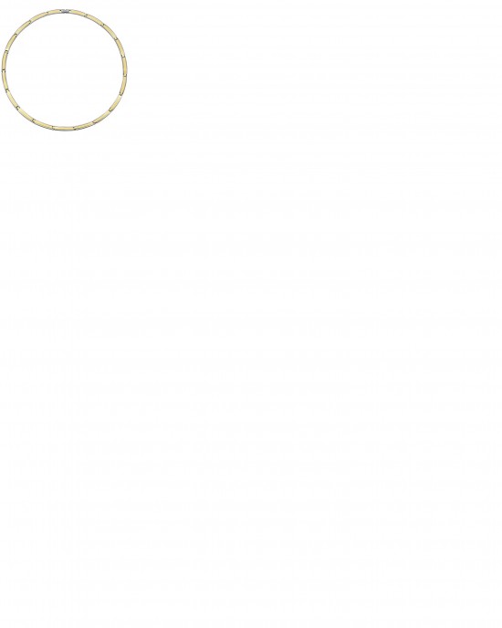 BOCCIA TITANIUM COLLIER BICOLOR, BREED DOUBLE MIDDENSTUK MET MAT TITANIUM AAN WEERSZIJDE - 80042 - 08052-02