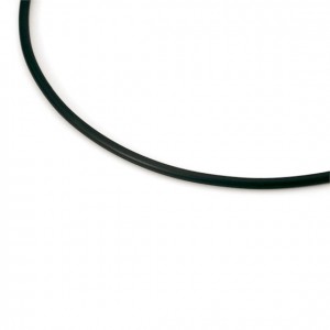BOCCIA RUBBER COLLIER MET TITANIUM SLUITING 3.0MM 50CM - 60647 - 0827-0150-50CM