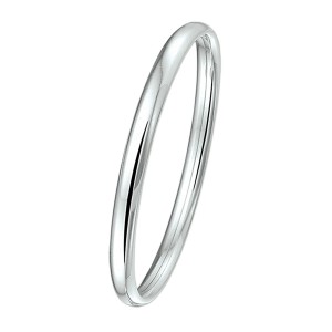 ZILVEREN SLAVENARMBAND DOP (BOL/BOL) 4MM 64MM - 69325 - 1001350