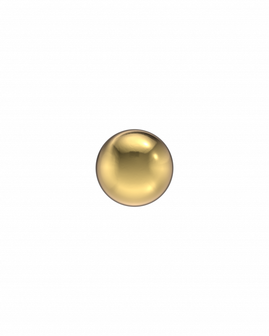 ZWEERKNOPJE CHIRURGISCH STAAL BOL DOUBLE 4MM (Betreft 1 suks) - 79189 - 103