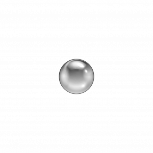 ZWEERKNOPJE CHIRURGISCH STAAL BOL 4MM (Betreft 1 suks) - 79190 - 104