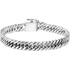 ZILVEREN ARMBAND OXI GOURMET 8.0MM X 21CM - 75740 - 1101323-21CM