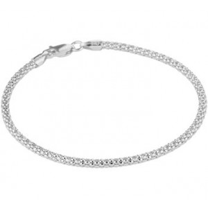 ZILVEREN ARMBAND POPCORN 2.5MM 18CM - 77006 - 1330496-18CM