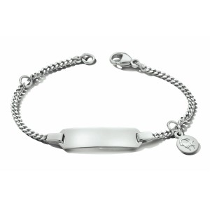 ZILVEREN GRAVEERARMBAND GOURMET MET STERRENBEELD HANGER SCHORPIOEN 16-18CM - 83577 - 1334589