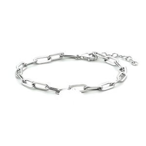 ZILVEREN ARMBAND PAPERCLIP 4.0MM 16-19CM - 84036 - 1334823-1