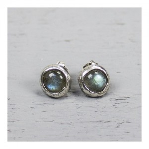 JÉH JEWELS ZILVEREN OORKNOPJES OXY MET LABRADORIET - 74785 - 19551