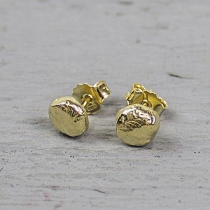 JÉH JEWELS OORSTEKERS VERGULD 5MM - 74384 - 19672