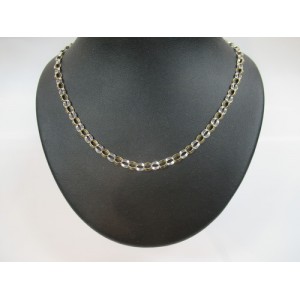 GOUDEN COLLIER BICOLOR PLATTE JASSERON 45CM - 75656 - 210251997307-45CM