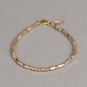 JÉH JEWELS ZILVEREN ARMBAND GOLDFILLED 19CM (Ook als 17, 18 en 20cm leverbaar) - 84203 - 21039-19-19CM