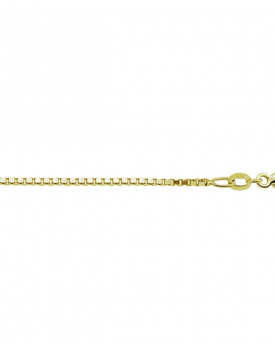 DOUBLE COLLIER VENETIAANS 1.3MM 50CM (Geen garantie op plating) - 77659 - 3100970-50CM