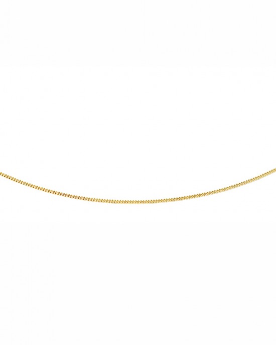 FJORY GOUDEN COLLIER GOURMET MET ZILVEREN KERN 1.4MM 45CM - 79279 - 40-G01,445-45CM