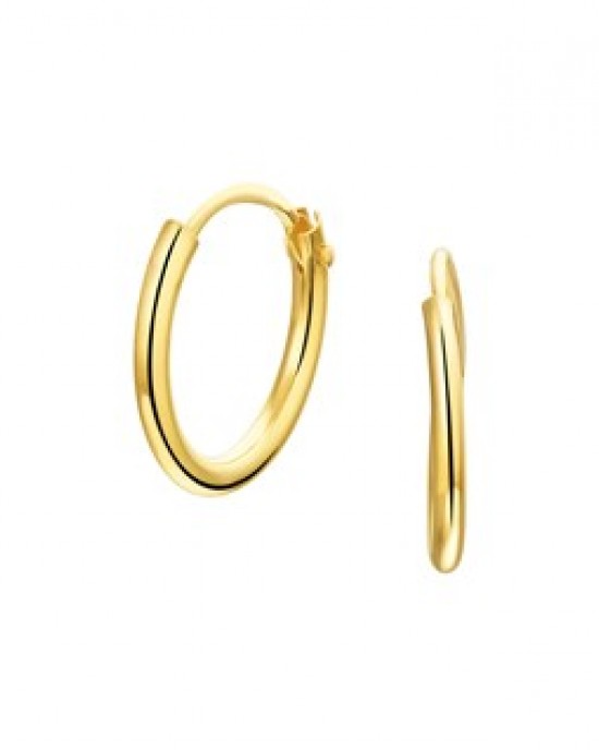 GOUDEN CREOLEN 1.3MM X 13MM - 73425 - 4001309