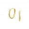 GOUDEN CREOLEN 1.3MM X 13MM - 73425 - 4001309