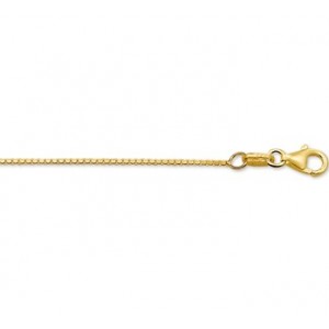 GOUDEN COLLIER VENETIAANS 0.9MM 50CM - 78345 - 4018400-50CM