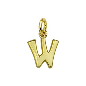 GOUDEN HANGER LETTER W 10X12MM - 81863 - 4018446