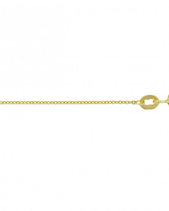 GOUDEN COLLIER ANKER PLAT 0.8MM 41-43-45CM - 79218 - 4018487