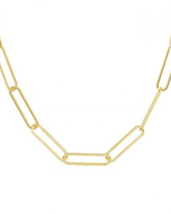 GOUDEN COLLIER ANKER ( PAPERCLIP) 4.0MM 45.5CM - 77852 - 4022867-45CM