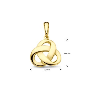 GOUDEN HANGER KNOOP 16MM - 84136 - 4032794