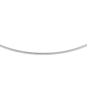 WITGOUDEN COLLIER OMEGA 1.1MM 45CM - 84761 - 4100361-45CM