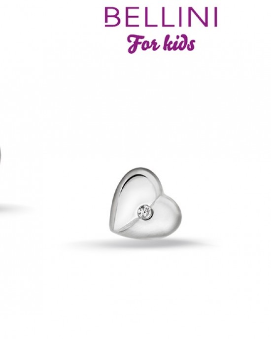 BELLINI ZILVEREN OORSTEKERS HART MET ZIRKONIA - 71753 - 575026