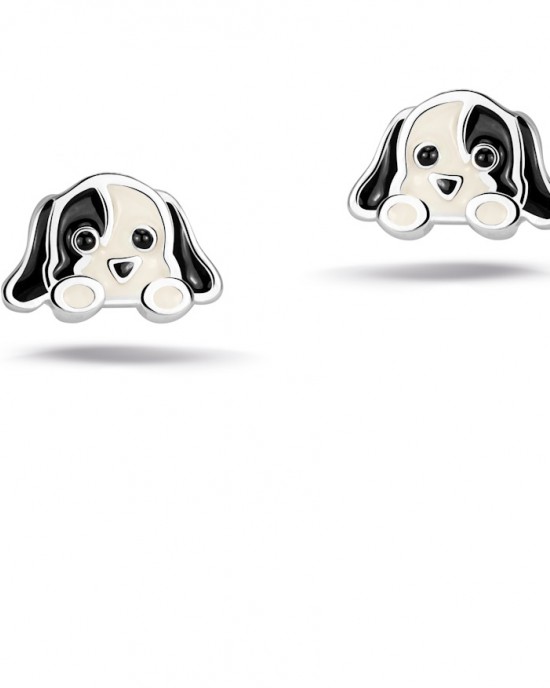 BELLINI ZILVEREN OORSTEKERS HONDJE - 80332 - 575048