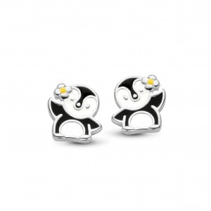 BELLINI ZILVEREN OORSTEKERS PINGUIN - 80335 - 575052