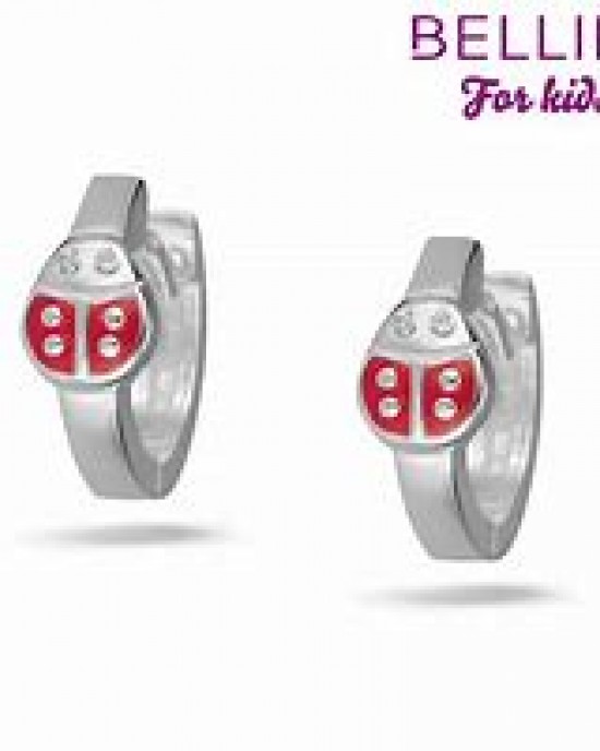 BELLINI ZILVEREN KLAPCREOLEN MET LIEVERHEERSBEESTJE - 79980 - 575102