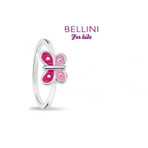 BELLINI ZILVEREN RING, VLINDER LILA/ROSE MT42 - 70875 - 57901142-MT42